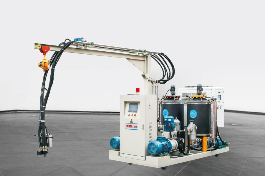 دستگاه تزریق فشار بالا پلی اورتان دو جزء با مسیر دستگاه تزریق فشار بالا پلی اورتان دو جزء با مسیر